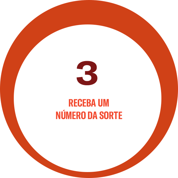 Passo 3: receba um número da sorte